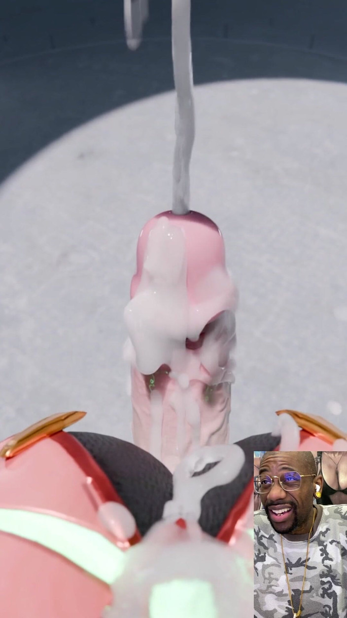 L6RD7BLU3 FUTA: Transgender besar futuristik tidak bisa berhenti muncrat hardcore pada dirinya...