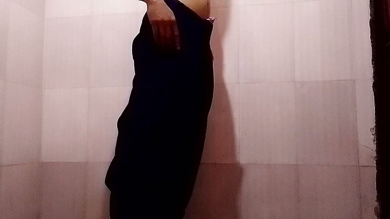 Gangbang straight: Mavi çapraz elbiseli kız