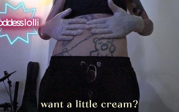 goddesslolli: Kremsi beyaz lateks eldivenler