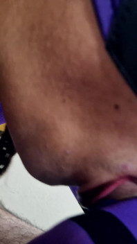 Julia Kate se fait baiser en bas nylon noir, POV