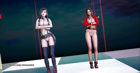 3D-Hentai Games: Berry good - Mellow mellow, Tifa Lockhart Aerith, danza nuda final...