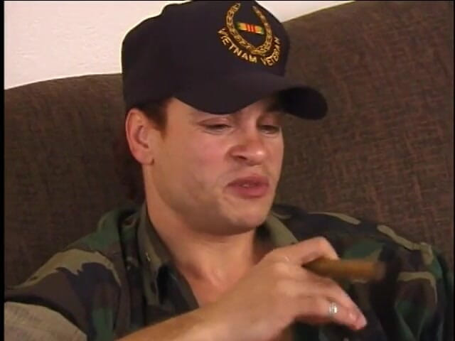Gays Case: Two queer military men butt fuck at home