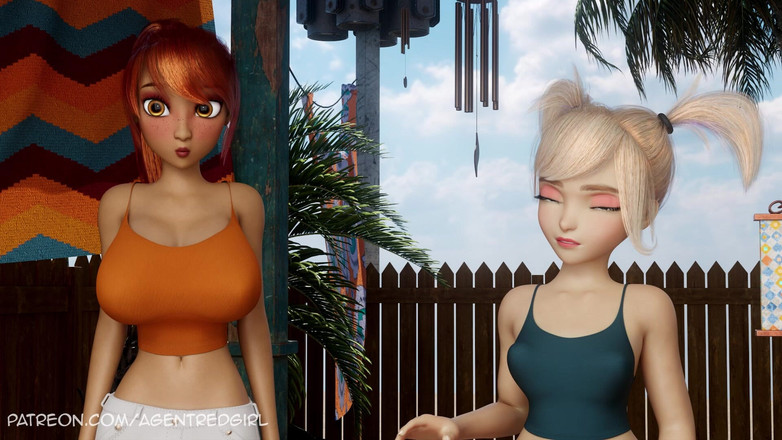 Agent Red Girl: Sexsona Episode 5 - Ouroboros! - Futanari, Yuna und Mikimi besuchen einen Futanari-Sexmeister!