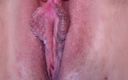 Wow Marie: Horny Girl Pussy Big Labia Masturbation - Close up Pulsating Orgasm