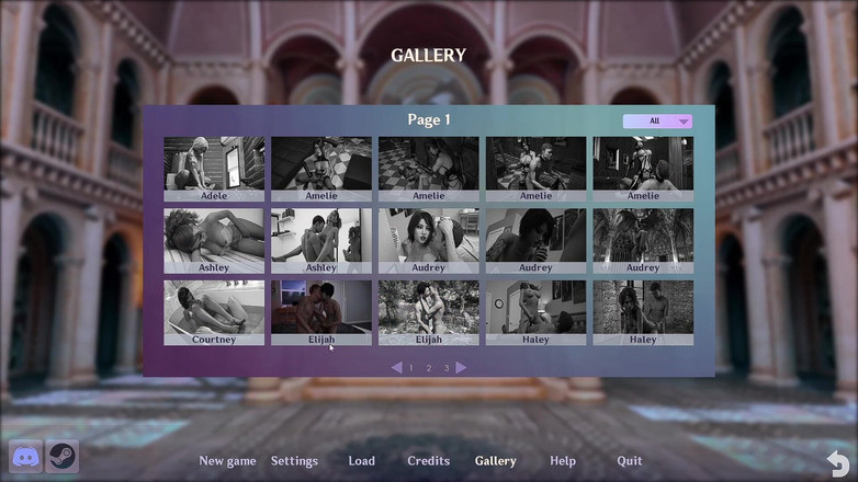 LewdArcade: 欲望学院 第三季画廊 [第4部分] 色情游戏玩 [18+] 故事驱动的 3D 视觉小说游戏