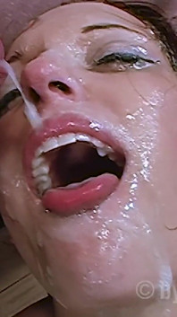 High heels bitch at gang bang
