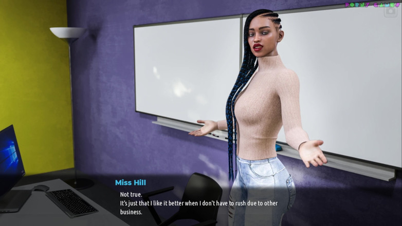 Porny Games: MILFs of Sunville by L7team - Hot Black Teacher Has Rough...