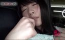 Asian happy ending: Shy Asian teen holds her toy and let her dude...