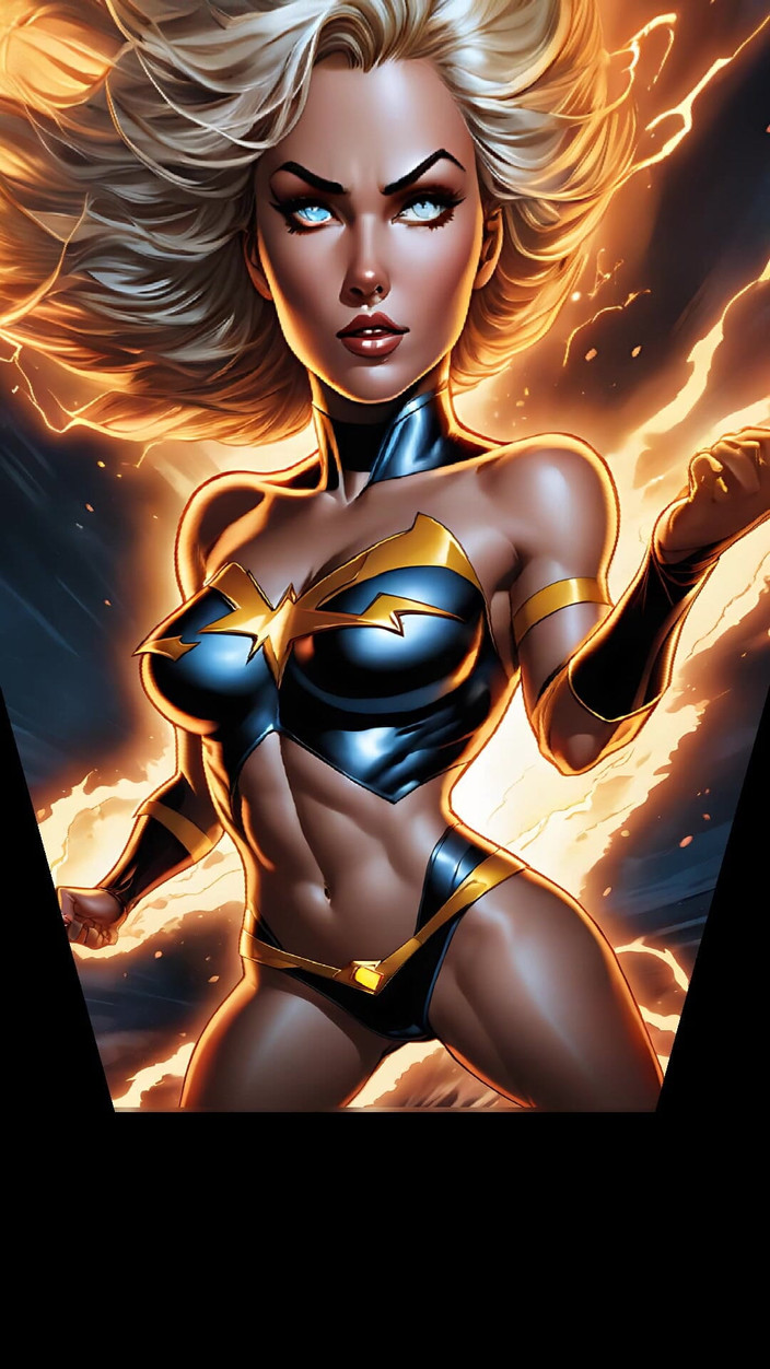 LustRender: Tia chớp khỏa thân tia lửa điện Aura