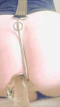 Juic Dildo Ride and Anal Hook in My Ass 2