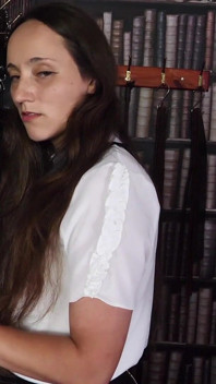 Corporal Punishment Job Interview Mistress Elysia Interviews Slave Mila for a Teaching Role at Her College, with Spanking