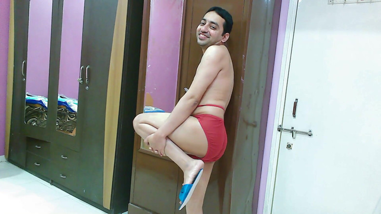 Cute & Nude Crossdresser: Sexy sissy crossdresser femboy Sweet Lollipop in a shirt, pantie...