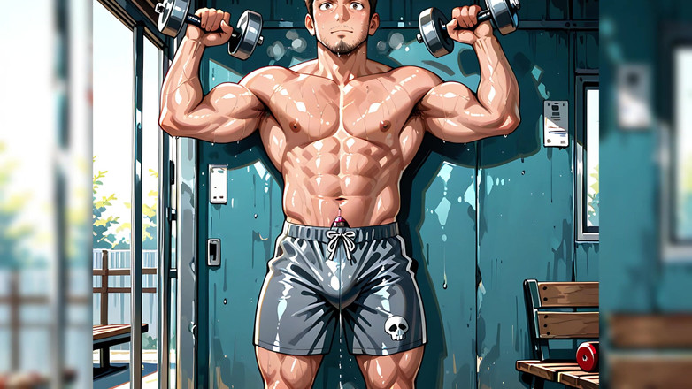 Erotic Man: 拥有巨大肌肉的Ai Men