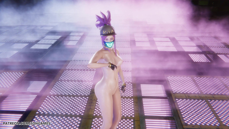3D-Hentai Games: Aespa - Armageddon - Akali Sexy Naked Dance
