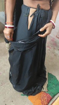 Desi Bhabhi and Black Saree