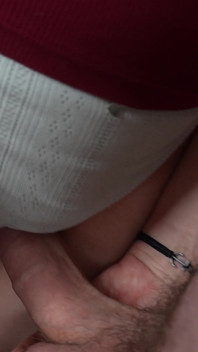 Secretly Cummed in My Step Sis Panties Before Dinner