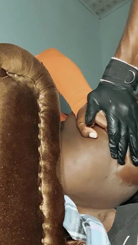 I Noticed This Big Ass Ebony Babe Staring at My Cock at the Gym, She Walked up to Me and Asked for a Quickie in Her Butt Hole