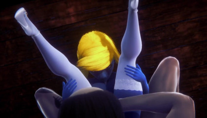 Wraith ward: Gargamel Smurfing Smurfette: Smurf Parody