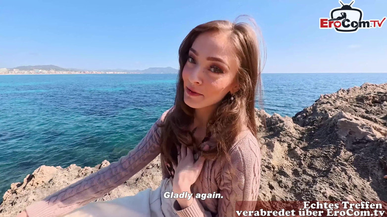 EroCom: German Tourist Teen Becky California Pick up Guy for a...