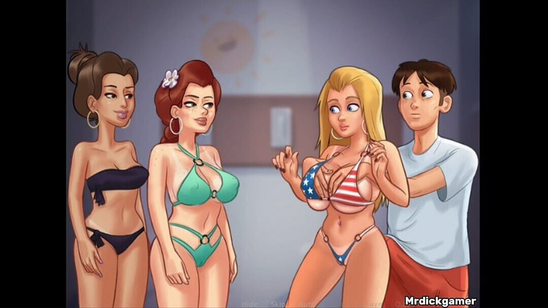 Mr dick gamez: Saga de verão, minha namorada quer uma massagem relaxante enquanto...