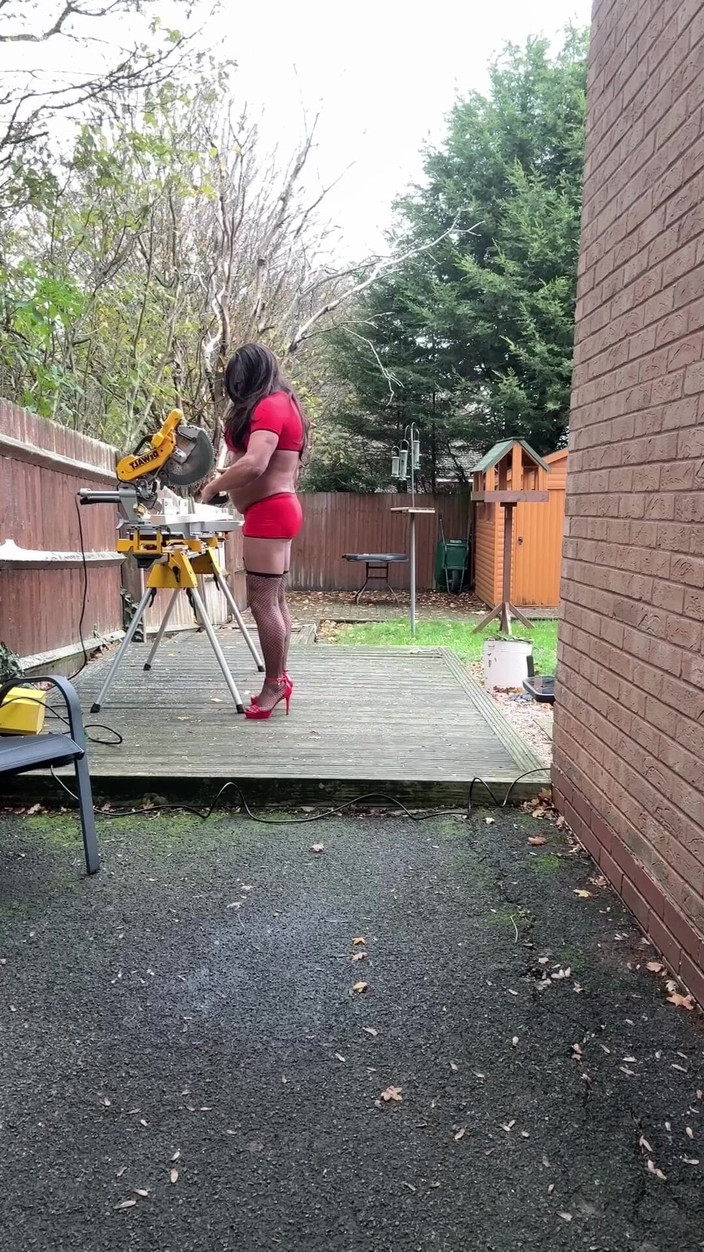 Kellycd2022: Crossdresser seksi Kellycd2022 Diy Kelly Style dalam Stoking Jala dan...