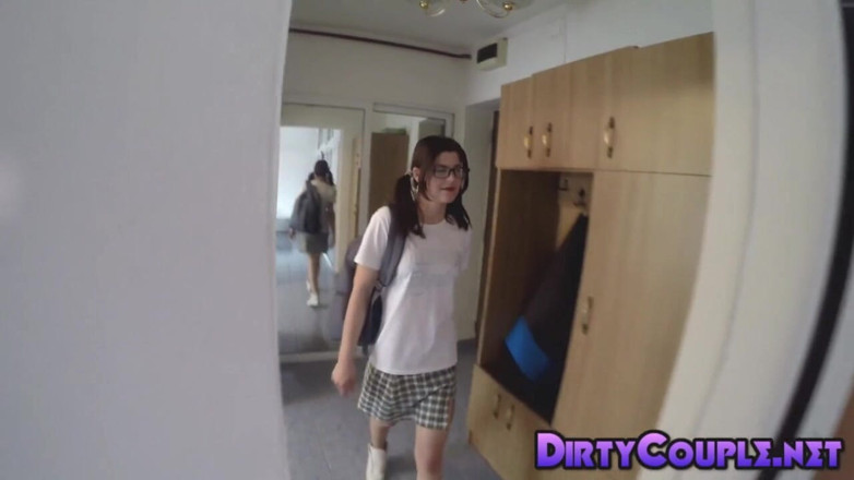 Dirty Couple: 102 Minutes Skinny Uniform Girl Suck and Fuck with Kinky...