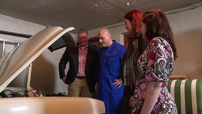 Deutschland porn: Edepsiz Alman ateşli macera!