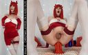 Alisya JC: Christmas Joyride on a Huge Dildo