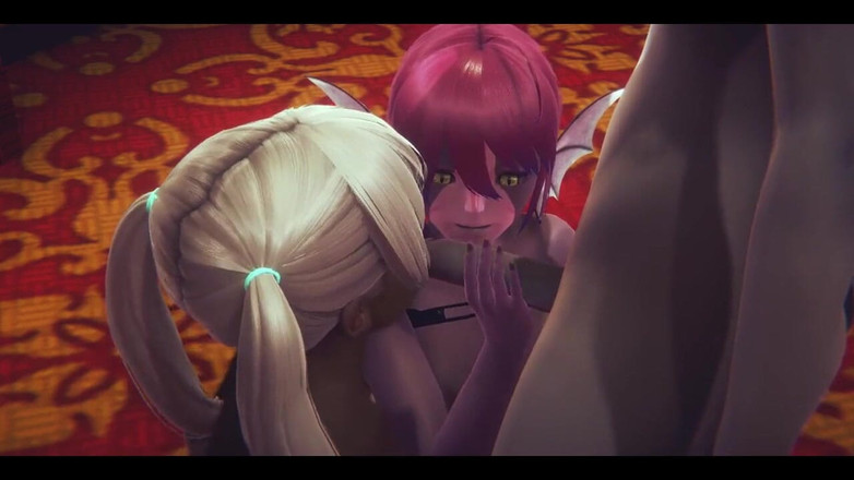 HentaiTubes: Tüylü hentai - tavşan kız ve kız iki kedi oğlanla seks...