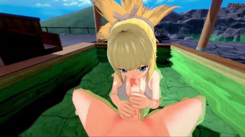 Hentai Smash: Pov đụ Kohaku trong bồn tắm nước nóng trước khi xuất...
