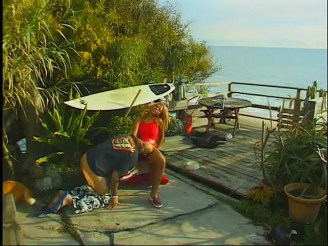 CBD Media Interracial: African life guard with big tits gets fucked hard on...