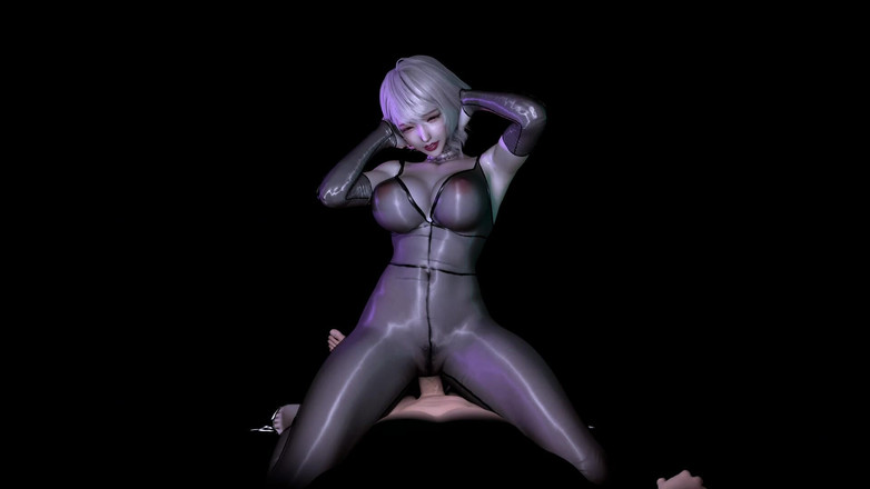 Why fuck so hard: Si jalang Asia berambut pendek 3d memakai pakaian dalam seksi dikongkek...