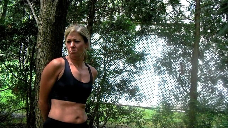 Selfgags classic: Snatched MILF Jogger!