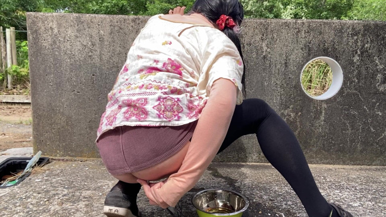 megu2002: No. 252 Outdoor “doggy Pose” Pee