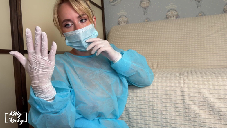 Kelsi69: Perverted Surgeon Wrecks Asshole Fisting Gloves