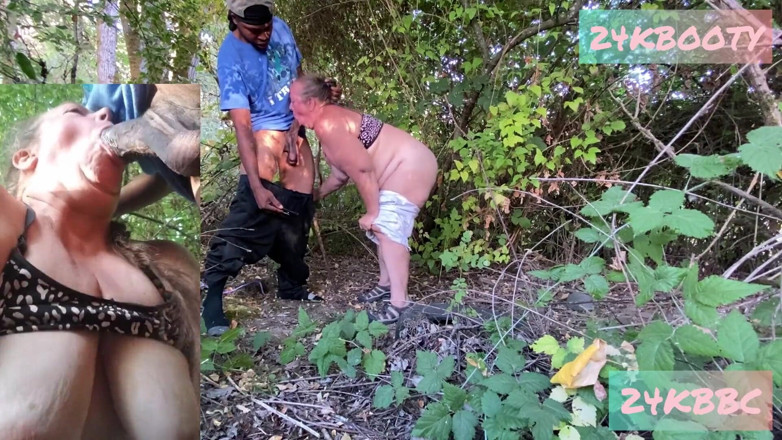 24KBBC: Blowjob in the woods with 24kbooty