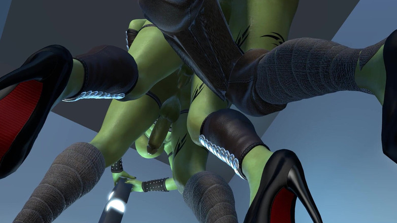 Wraith Futa: Futa ork đứng tàu hậu môn