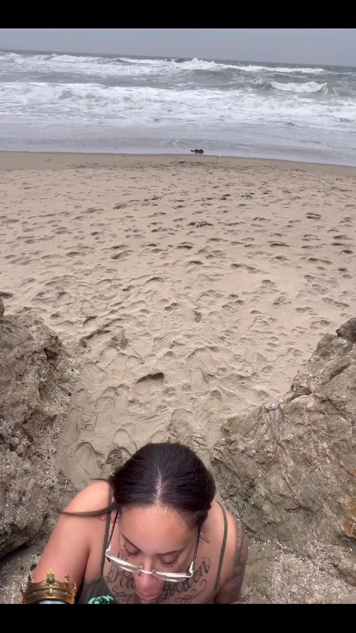 Mai'King: Marley Bee lutscht schwanz am Ocean Beach in San Francisco