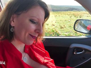 Miss Adrastea: My personal driver in chastity cage!