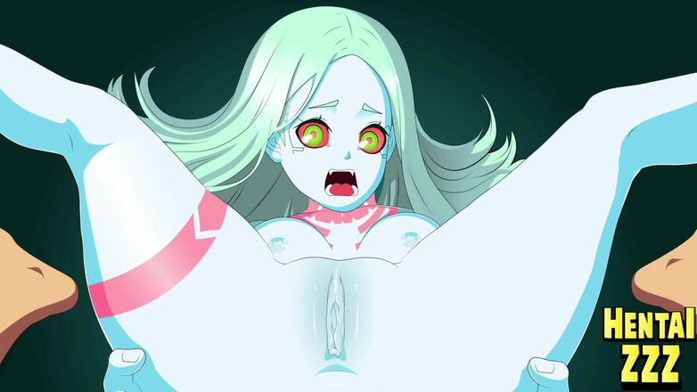 Hentai ZZZ: Cyberpunk edgerunners - Rebecca en primer plano anal - hentai