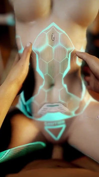 Seks posisi misionaris sama gadis robot seksi - pov