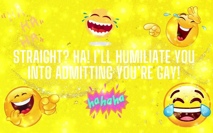 Goddess Misha Goldy: Přímý? Ha! Ponižuji tě, abys přiznala, že jsi gay!