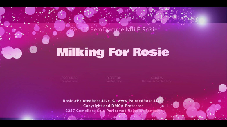 PaintedRose Taboo Femdom Fetish MILF: Engorged: Milking for Rosie