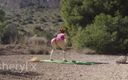 Sheryl X Sinclair: Outdoor Yoga in Pantyhose in the Forest