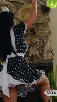 Romi Rain French Maid Tease and Denial