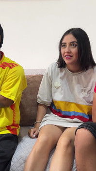 My Best Friend Crying While I His Wife for Losing the Colombia Vs Portugal Match Bet.