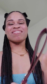 Pay Piggy Cash Spanking- Ebony Financial Domme Goddess Rosie