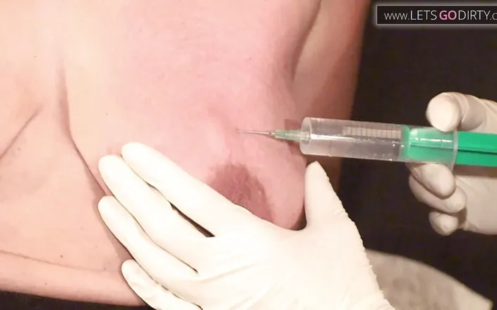 VintageXMovies: Milf gets tits injected while bound and blind folded