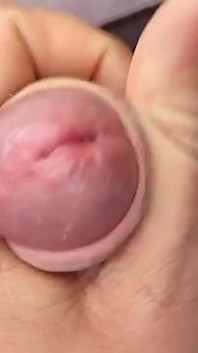 Close-up cumshot