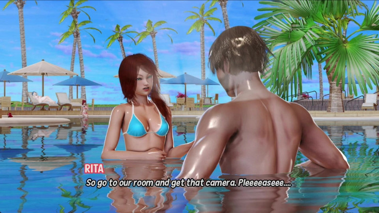 HotSummer117: Max's Life Season 3 Cap 133 Šukání hotelové recepční a honění ve vířivce